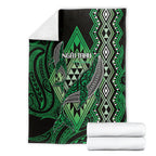 Aotearoa Iwi Ngai Tahu Blanket NZ Maori Humpback Whale Taniko Motifs