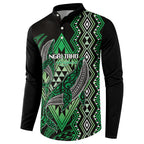 Aotearoa Iwi Ngai Tahu Personalised Button Sweatshirt NZ Maori Humpback Whale Taniko Motifs