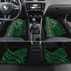 Aotearoa Iwi Ngai Tahu Personalised Car Mats NZ Maori Humpback Whale Taniko Motifs