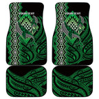 Aotearoa Iwi Ngai Tahu Personalised Car Mats NZ Maori Humpback Whale Taniko Motifs