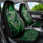 Aotearoa Iwi Ngai Tahu Car Seat Cover NZ Maori Humpback Whale Taniko Motifs