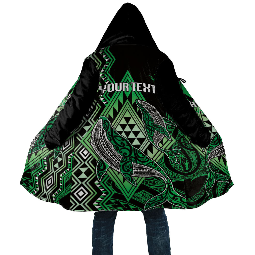 Aotearoa Iwi Ngai Tahu Personalised Cloak NZ Maori Humpback Whale Taniko Motifs