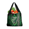 Aotearoa Iwi Ngai Tahu Grocery Bag NZ Maori Humpback Whale Taniko Motifs
