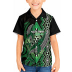 Aotearoa Iwi Ngai Tahu Personalised Hawaiian Shirt NZ Maori Humpback Whale Taniko Motifs
