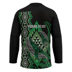 Aotearoa Iwi Ngai Tahu Personalised Hockey Jersey NZ Maori Humpback Whale Taniko Motifs