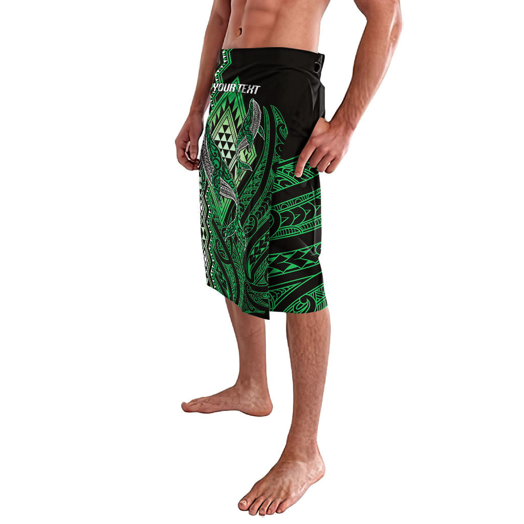 Aotearoa Iwi Ngai Tahu Personalised Lavalava NZ Maori Humpback Whale Taniko Motifs