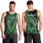 Aotearoa Iwi Ngai Tahu Personalised Men Tank Top NZ Maori Humpback Whale Taniko Motifs