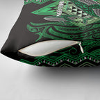 Aotearoa Iwi Ngai Tahu Pillow Cover NZ Maori Humpback Whale Taniko Motifs