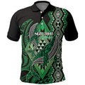 Aotearoa Iwi Ngai Tahu Personalised Polo Shirt NZ Maori Humpback Whale Taniko Motifs