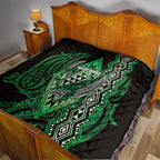 Aotearoa Iwi Ngai Tahu Quilt NZ Maori Humpback Whale Taniko Motifs