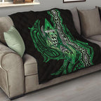 Aotearoa Iwi Ngai Tahu Quilt NZ Maori Humpback Whale Taniko Motifs