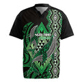 Aotearoa Iwi Ngai Tahu Personalised Rugby Jersey NZ Maori Humpback Whale Taniko Motifs