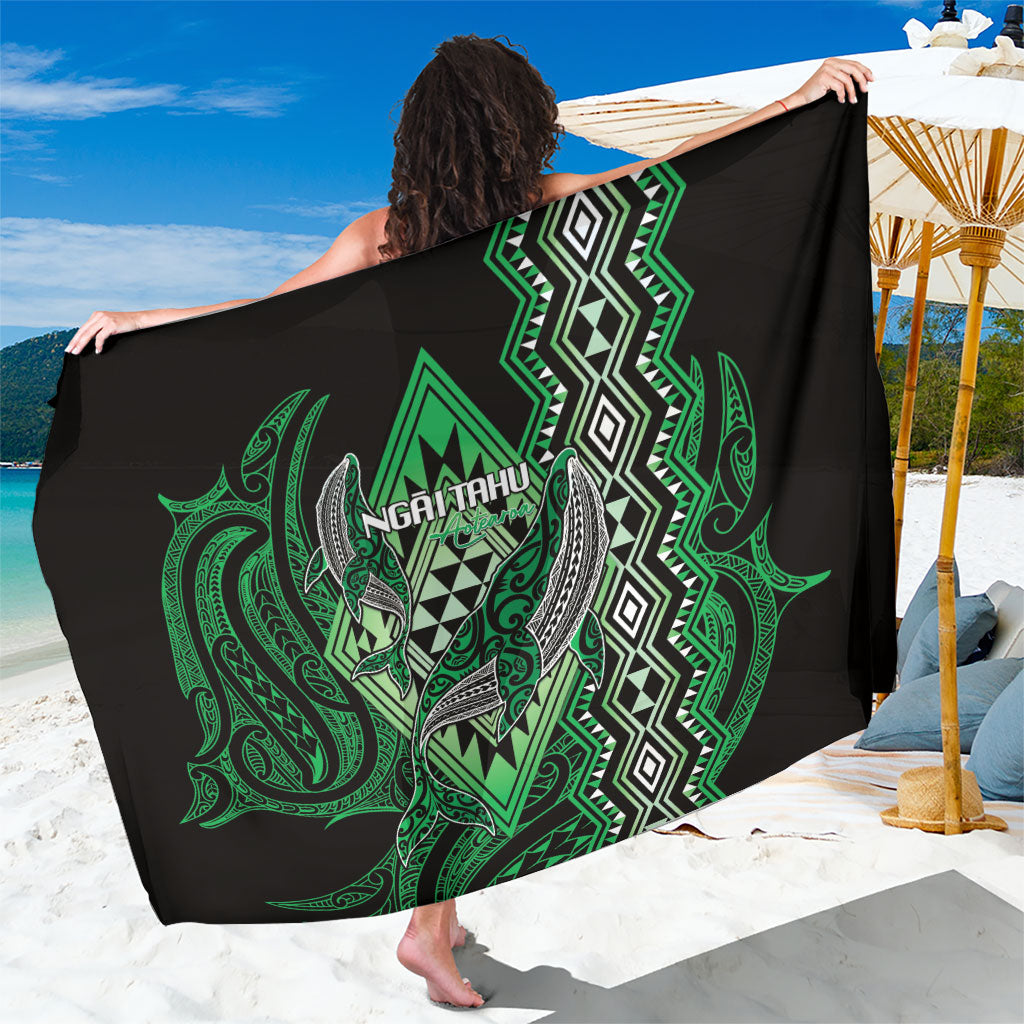 Aotearoa Iwi Ngai Tahu Sarong NZ Maori Humpback Whale Taniko Motifs