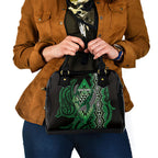 Aotearoa Iwi Ngai Tahu Shoulder Handbag NZ Maori Humpback Whale Taniko Motifs