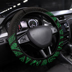 Aotearoa Iwi Ngai Tahu Steering Wheel Cover NZ Maori Humpback Whale Taniko Motifs