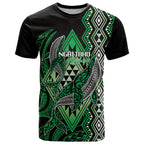Aotearoa Iwi Ngai Tahu Personalised T Shirt NZ Maori Humpback Whale Taniko Motifs