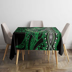 Aotearoa Iwi Ngai Tahu Tablecloth NZ Maori Humpback Whale Taniko Motifs