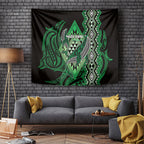 Aotearoa Iwi Ngai Tahu Tapestry NZ Maori Humpback Whale Taniko Motifs