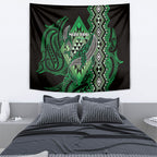 Aotearoa Iwi Ngai Tahu Tapestry NZ Maori Humpback Whale Taniko Motifs