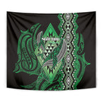 Aotearoa Iwi Ngai Tahu Tapestry NZ Maori Humpback Whale Taniko Motifs