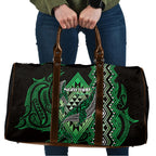 Aotearoa Iwi Ngai Tahu Travel Bag NZ Maori Humpback Whale Taniko Motifs