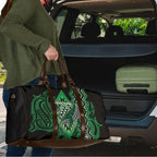 Aotearoa Iwi Ngai Tahu Travel Bag NZ Maori Humpback Whale Taniko Motifs