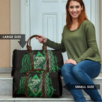 Aotearoa Iwi Ngai Tahu Travel Bag NZ Maori Humpback Whale Taniko Motifs