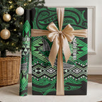Aotearoa Iwi Ngai Tahu Wrapping Paper NZ Maori Humpback Whale Taniko Motifs