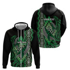 Aotearoa Iwi Ngai Tahu Personalised Zip Hoodie NZ Maori Humpback Whale Taniko Motifs