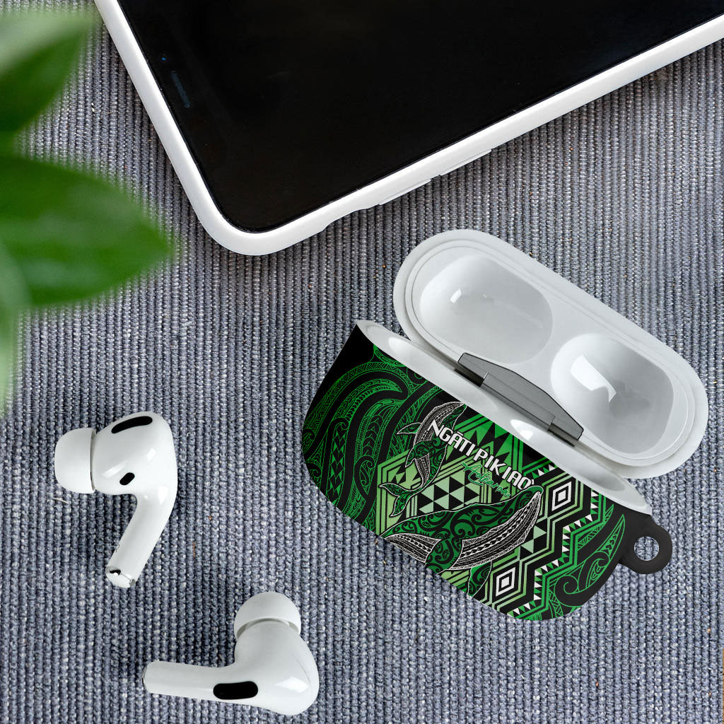Aotearoa Iwi Ngati Pikiao AirPods Case NZ Maori Humpback Whale Taniko Motifs