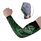 Aotearoa Iwi Ngati Pikiao Personalised Arm Sleeves NZ Maori Humpback Whale Taniko Motifs