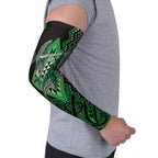 Aotearoa Iwi Ngati Pikiao Personalised Arm Sleeves NZ Maori Humpback Whale Taniko Motifs