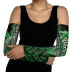 Aotearoa Iwi Ngati Pikiao Personalised Arm Sleeves NZ Maori Humpback Whale Taniko Motifs