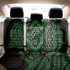 Aotearoa Iwi Ngati Pikiao Back Car Seat Cover NZ Maori Humpback Whale Taniko Motifs