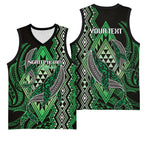 Aotearoa Iwi Ngati Pikiao Personalised Basketball Jersey NZ Maori Humpback Whale Taniko Motifs