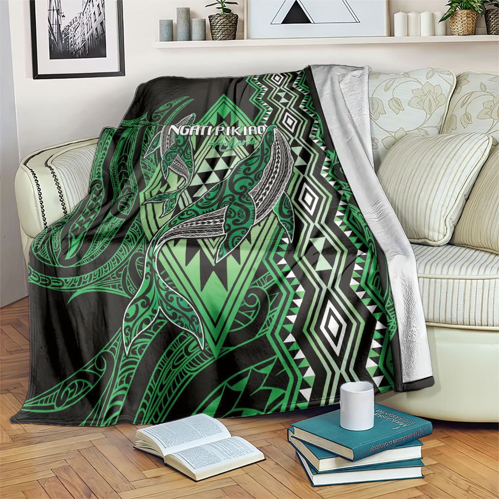 Aotearoa Iwi Ngati Pikiao Blanket NZ Maori Humpback Whale Taniko Motifs