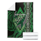 Aotearoa Iwi Ngati Pikiao Blanket NZ Maori Humpback Whale Taniko Motifs