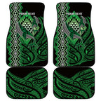 Aotearoa Iwi Ngati Pikiao Personalised Car Mats NZ Maori Humpback Whale Taniko Motifs