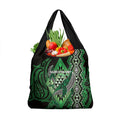 Aotearoa Iwi Ngati Pikiao Grocery Bag NZ Maori Humpback Whale Taniko Motifs