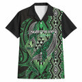 Aotearoa Iwi Ngati Pikiao Personalised Hawaiian Shirt NZ Maori Humpback Whale Taniko Motifs