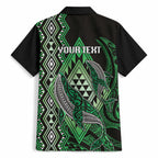 Aotearoa Iwi Ngati Pikiao Personalised Hawaiian Shirt NZ Maori Humpback Whale Taniko Motifs
