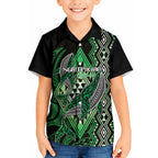 Aotearoa Iwi Ngati Pikiao Personalised Hawaiian Shirt NZ Maori Humpback Whale Taniko Motifs