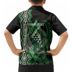 Aotearoa Iwi Ngati Pikiao Personalised Hawaiian Shirt NZ Maori Humpback Whale Taniko Motifs