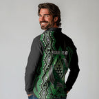 Aotearoa Iwi Ngati Pikiao Personalised Long Sleeve Polo Shirt NZ Maori Humpback Whale Taniko Motifs