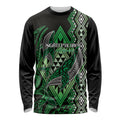 Aotearoa Iwi Ngati Pikiao Personalised Long Sleeve Shirt NZ Maori Humpback Whale Taniko Motifs