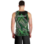 Aotearoa Iwi Ngati Pikiao Personalised Men Tank Top NZ Maori Humpback Whale Taniko Motifs