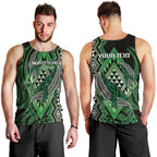 Aotearoa Iwi Ngati Pikiao Personalised Men Tank Top NZ Maori Humpback Whale Taniko Motifs