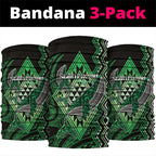 Aotearoa Iwi Ngati Pikiao Neck Gaiter NZ Maori Humpback Whale Taniko Motifs