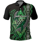 Aotearoa Iwi Ngati Pikiao Personalised Polo Shirt NZ Maori Humpback Whale Taniko Motifs