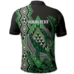 Aotearoa Iwi Ngati Pikiao Personalised Polo Shirt NZ Maori Humpback Whale Taniko Motifs
